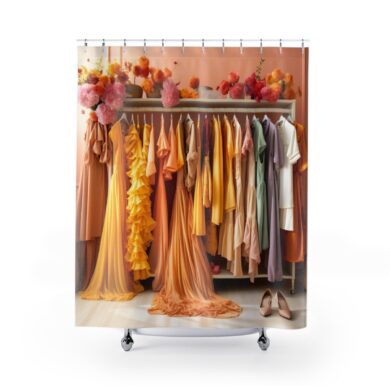 Brigitte Wardrobe - Shower Curtain
