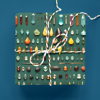 Energy Points Wrapping Paper