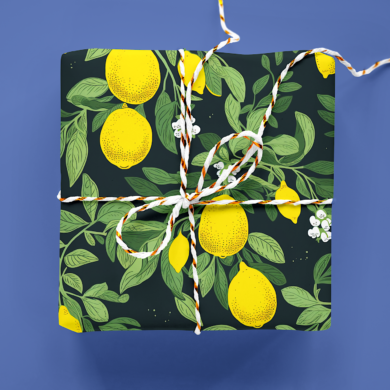 Lemon Tree Wrapping Paper