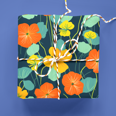 Nasturtium Wrapping Paper