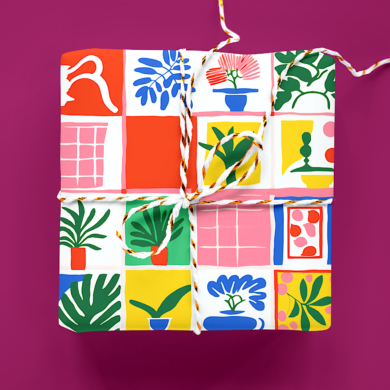 Color Blocks Wrapping Paper